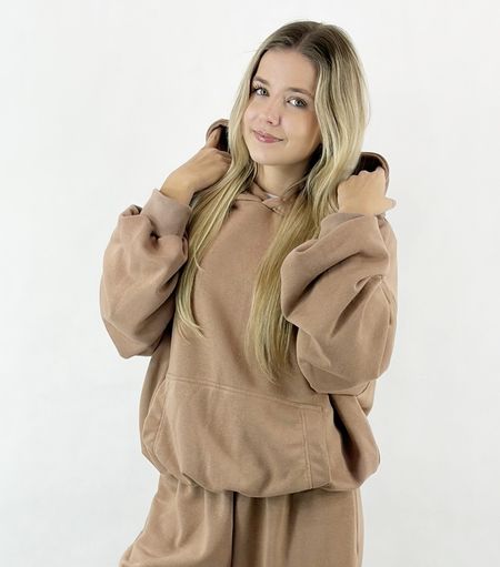 Bluza z kapturem kangurka oversize L/XL 