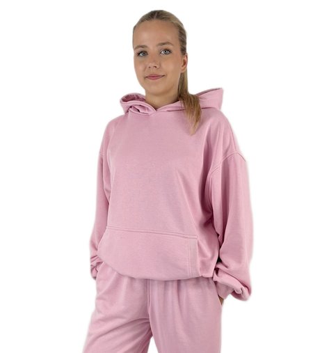 Bluza z kapturem kangurka oversize 